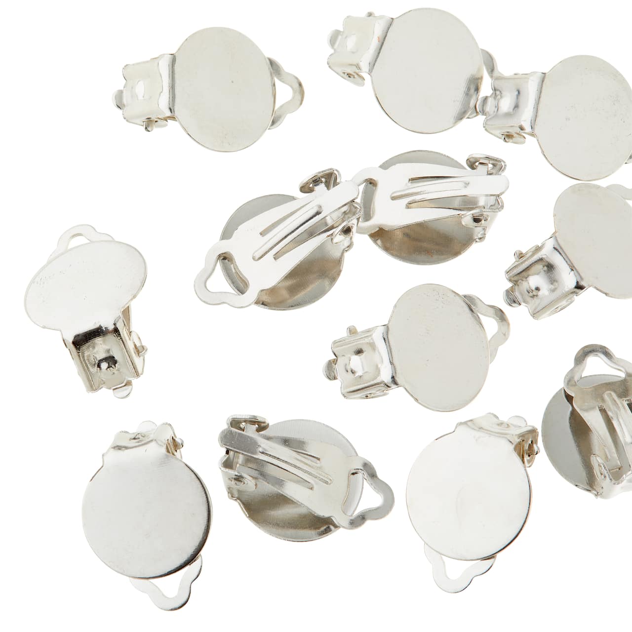 Bead Landing™ Earring Clip On, Rhodium